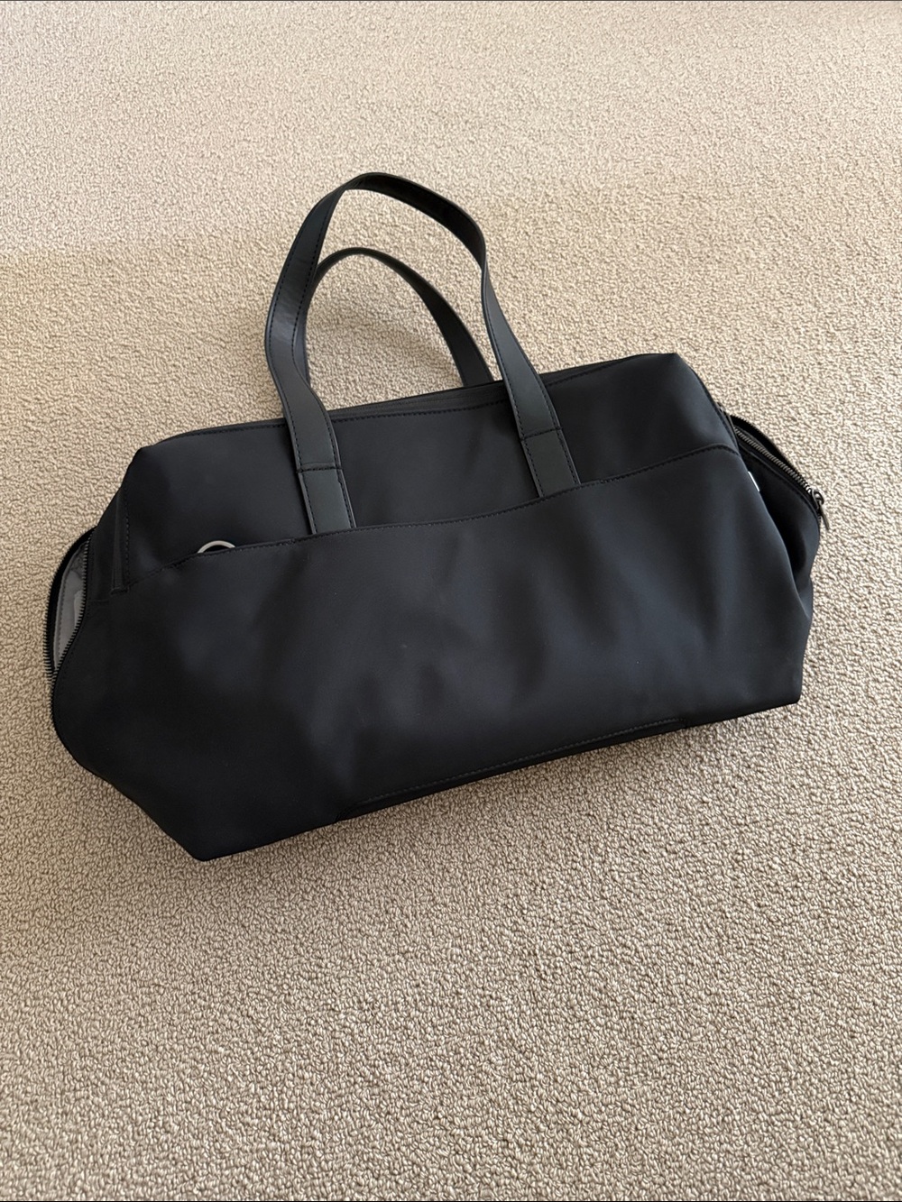 Away Black Carryall Duffel Bag - Minimalist Travel Tote